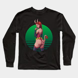 Sexy Devil Girl Long Sleeve T-Shirt